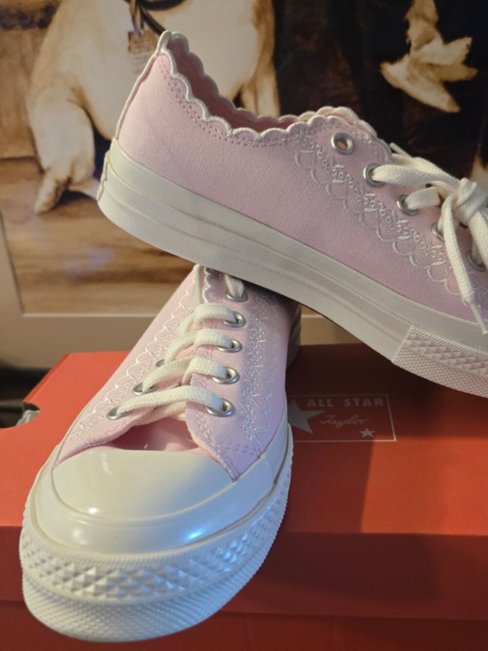 Converse Chuck 70 Embroidered Sugar Berry A13542C Low Top Women's Size 10 US NEW - Picture 3 of 13